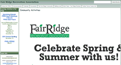 Desktop Screenshot of fairridgerecreation.org